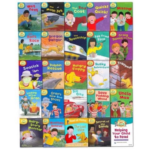 Read with Biff, Chip and Kipper Levels 4-6 Collection - 25 Books