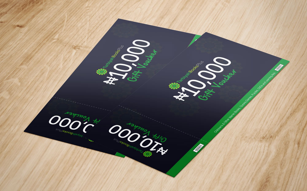 Tarbiyah Books Plus Gift Vouchers (₦10,000)