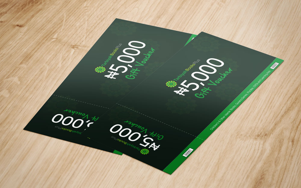 Tarbiyah Books Plus Gift Vouchers (₦5,000)