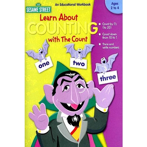 Learn about Counting with the Count (Sesame Street: An Educational Workbook)