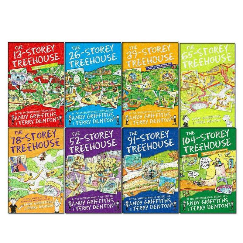 The Treehouse Series 8 Books Collection Set By Andy Griffiths